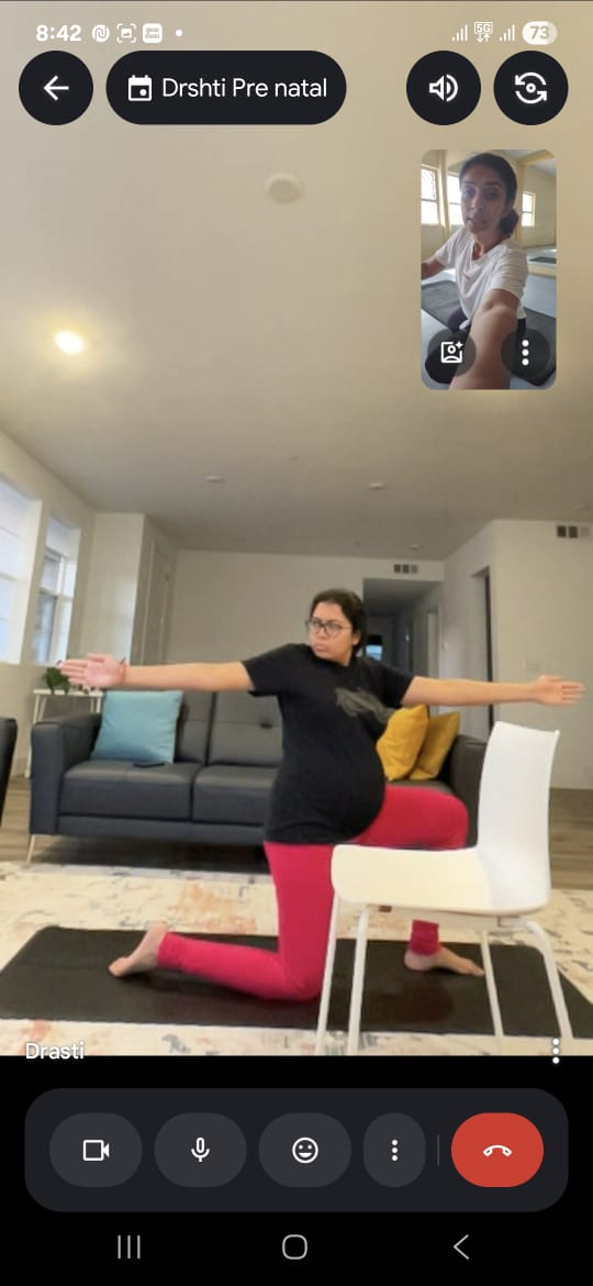 Comfortable waiting area at Her Health Clinic in Bharuch